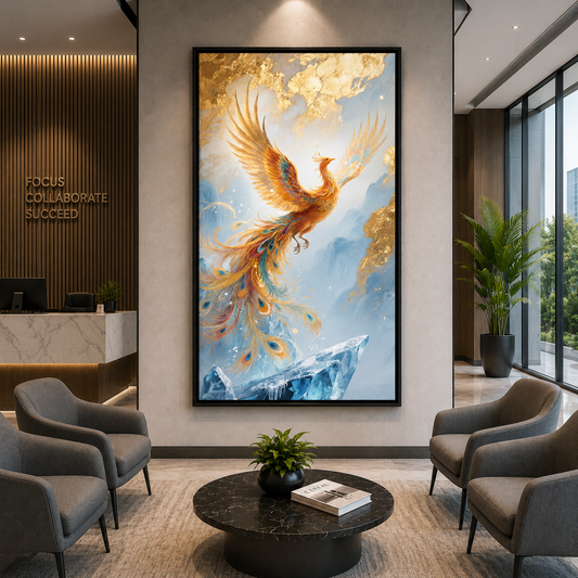 Phoenix Vastu Canvas Painting