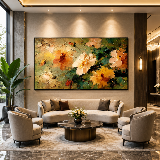 Floral Canvas Painting