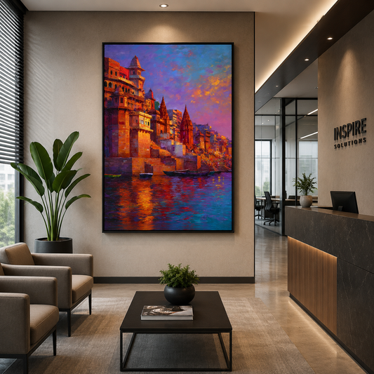 Banaras Canvas Painting