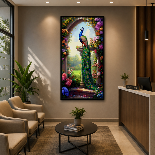 Peacock Vastu Wall Painting