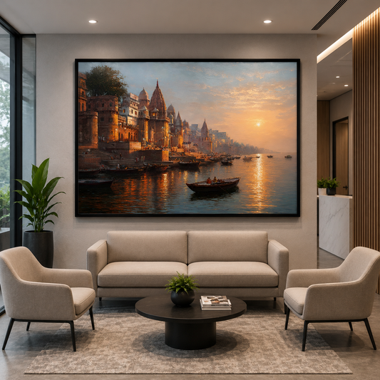 Banaras Canvas Painting