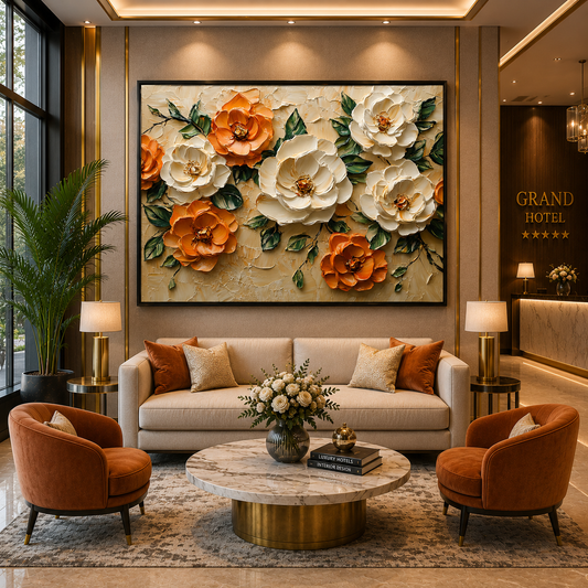 Floral Canvas Painting