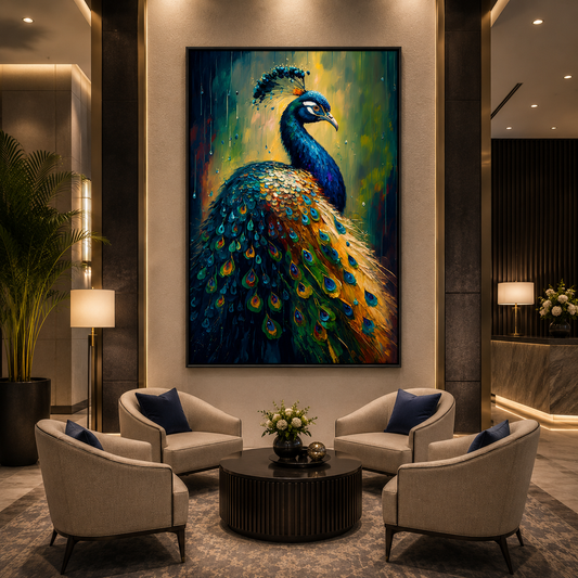 Peacock Canvas Art