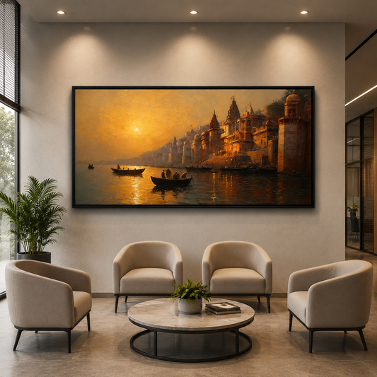 Banaras Canvas Painting