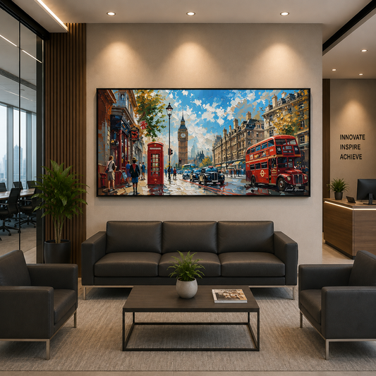 Luxury London Cityscape Canvas Wall Art