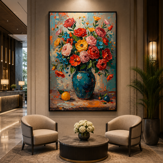 Floral Canvas Painting