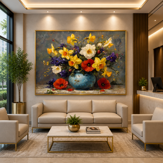 Floral Canvas Painting