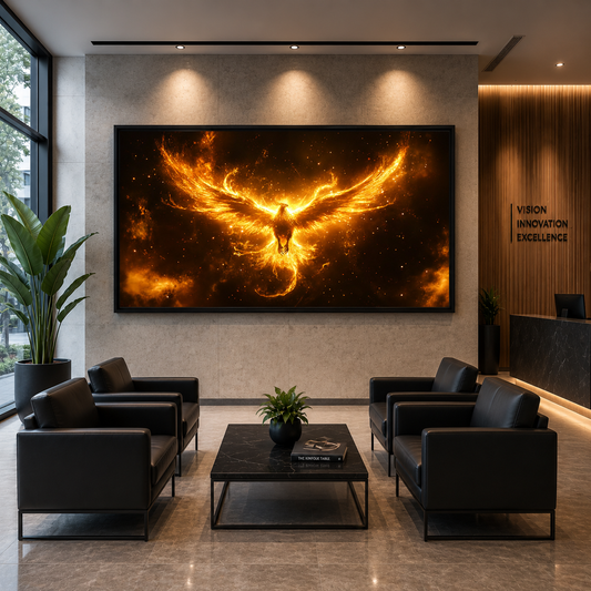 Phoenix Vastu Canvas Painting