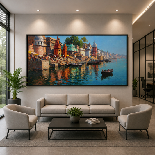 Banaras Canvas Painting