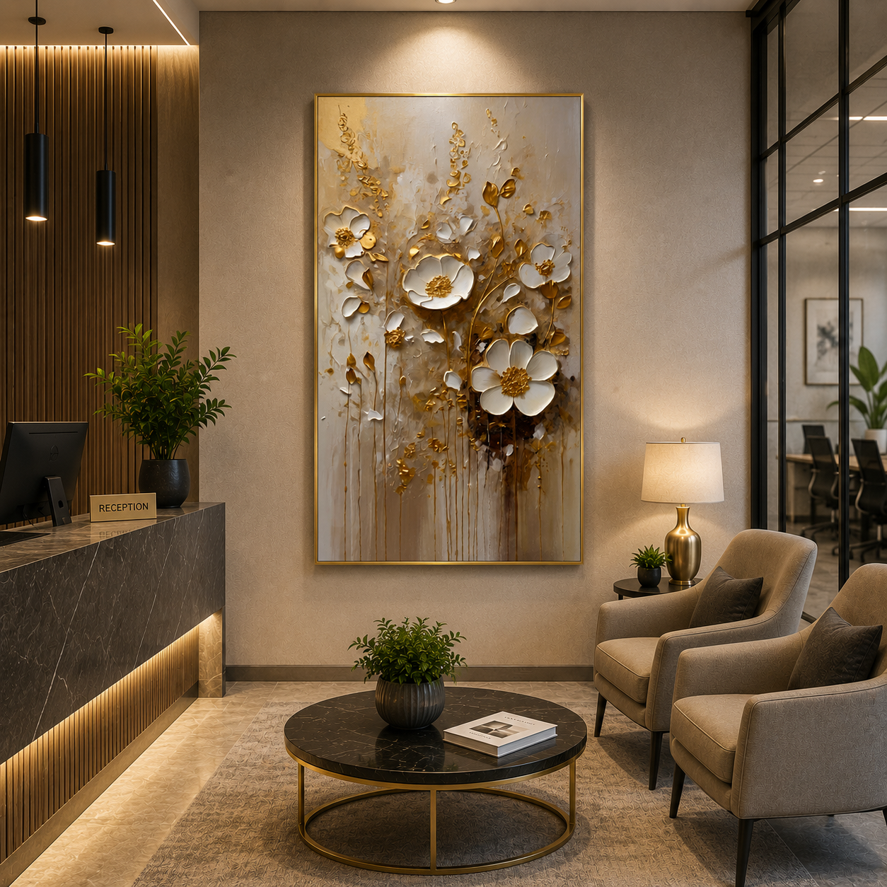 Floral Canvas Painting