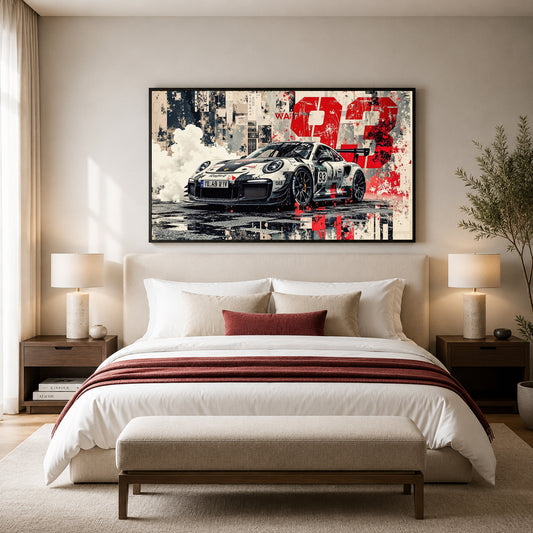 Porsche Racing Canvas Painting