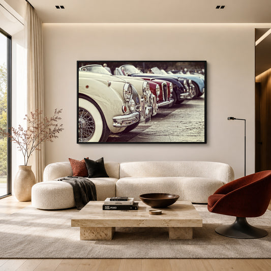 Vintage Car Canvas Painting