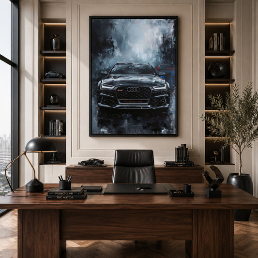 Audi RS6 Car Canvas Painting