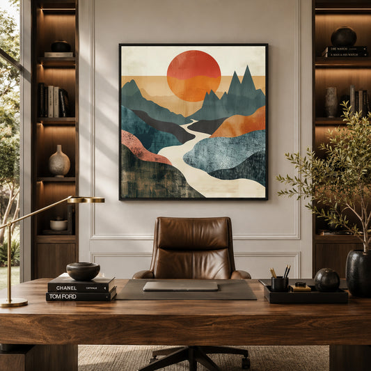 Boho Wall Art Painting