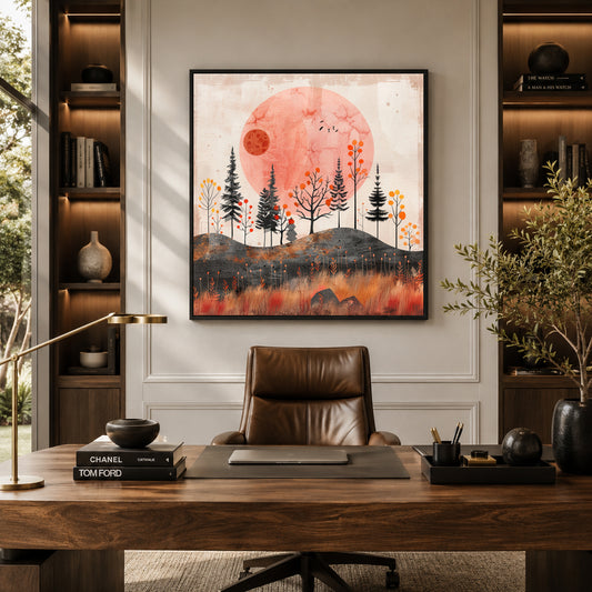 Boho Wall Art Painting