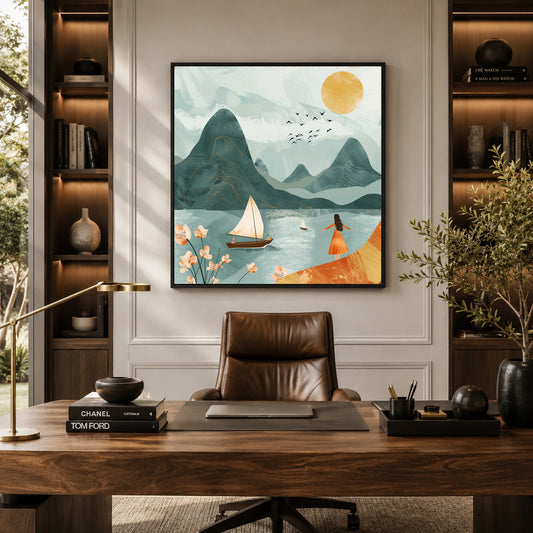 Boho Wall Art Painting