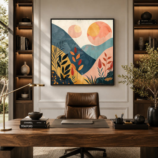 Boho Wall Art Painting
