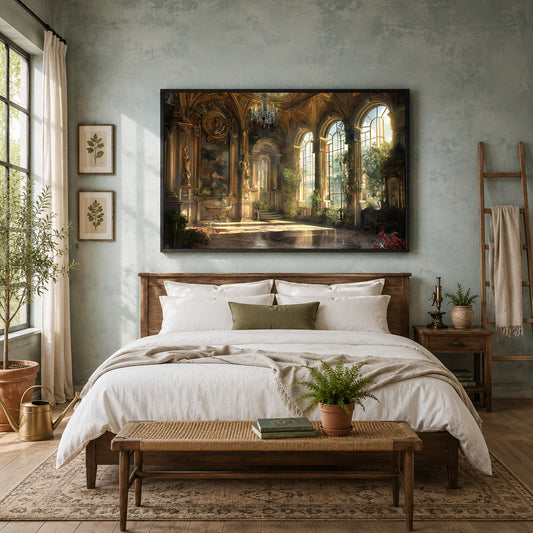 Luxury Palace Interior Canvas Wall Art