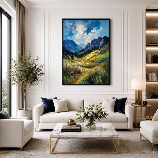 Mountain Valley Canvas Wall Art