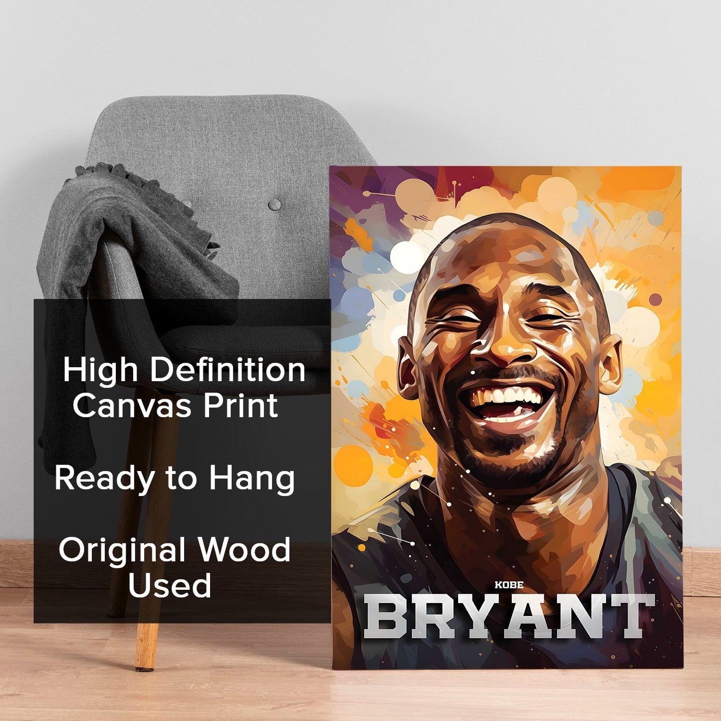 Mamba Smile Wall Art Painting for Bold Modern Wall Decor