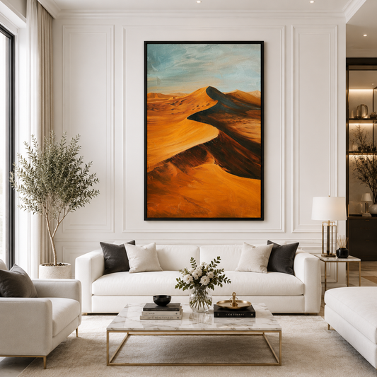Desert Sand Dunes Canvas Wall Art