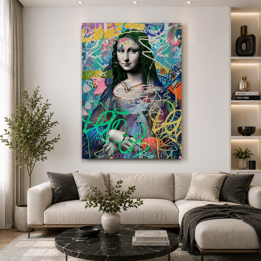 Mona Lisa Maximalist Altered Wall Art