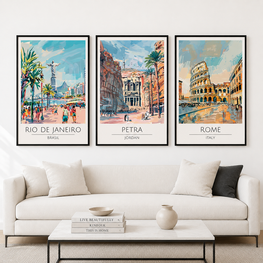 Travel Canvas Wall Art,