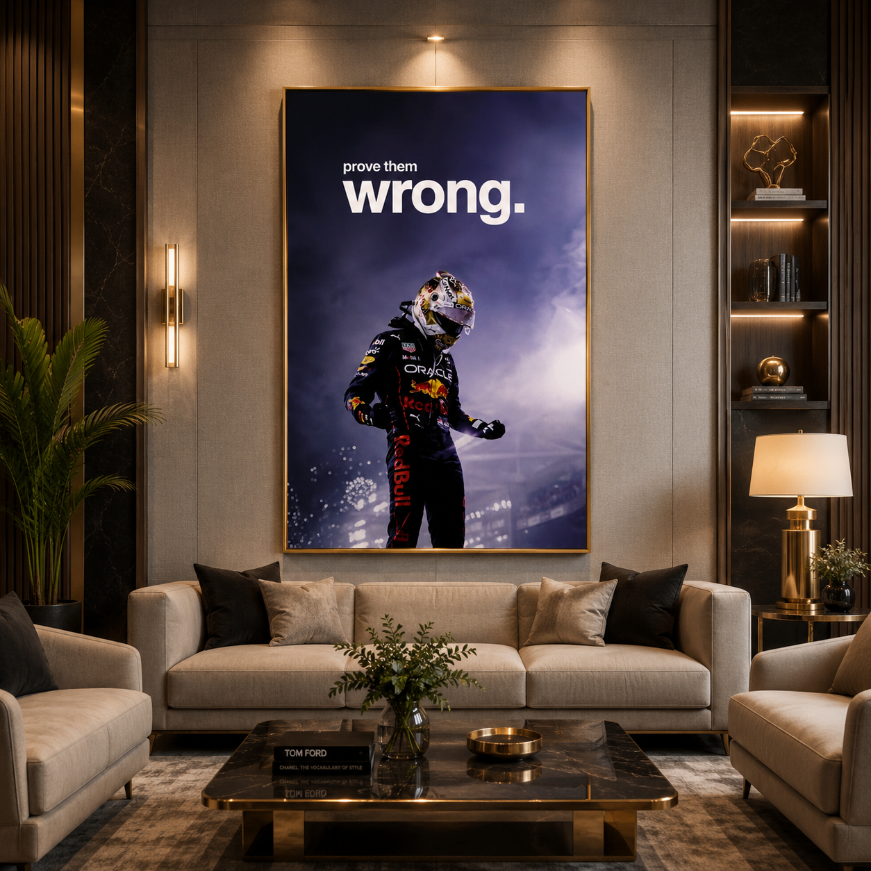 Prove Them Wrong Racing Motivation Wall Art Canvas Poster Print