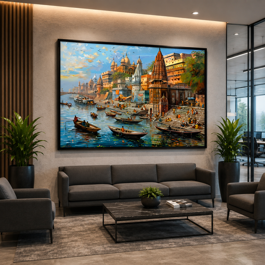 Banaras Canvas Painting