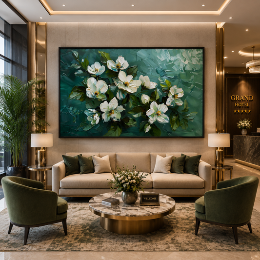 Floral Canvas Painting