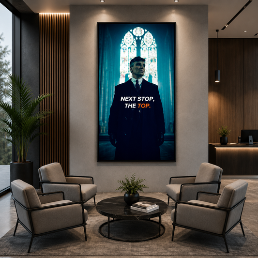 Motivational Success Quote Canvas Poster for Modern Wall Decor