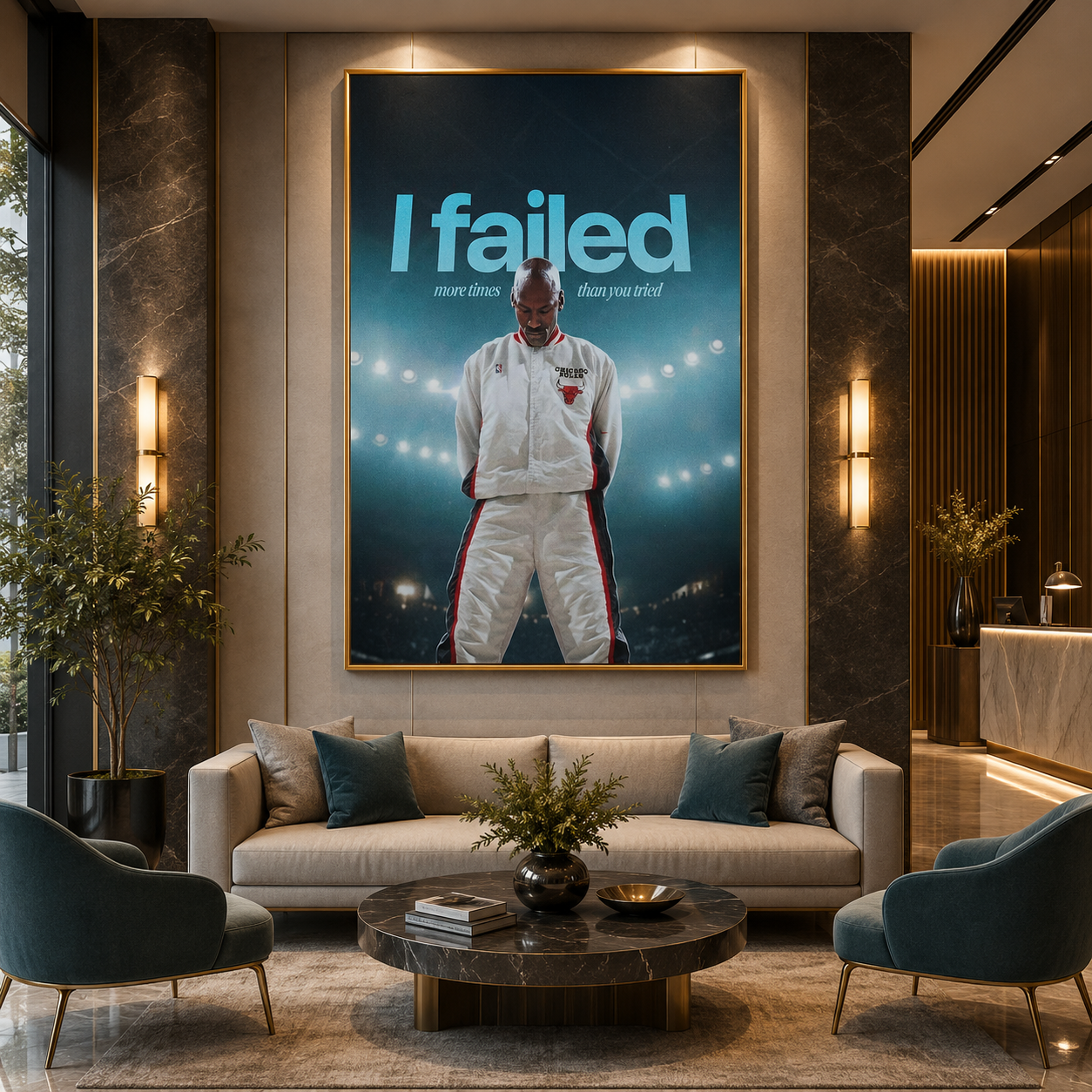 I Failed More Times Than You Tried Motivational Wall Art Poster