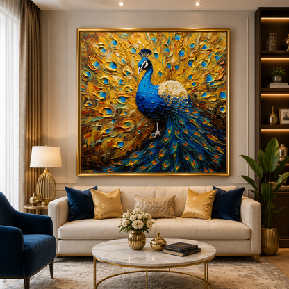 Decorative Peacock Wall Art for Home and Office