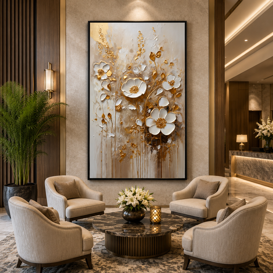  Floral Canvas Painting 