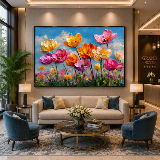  Floral Canvas Painting 