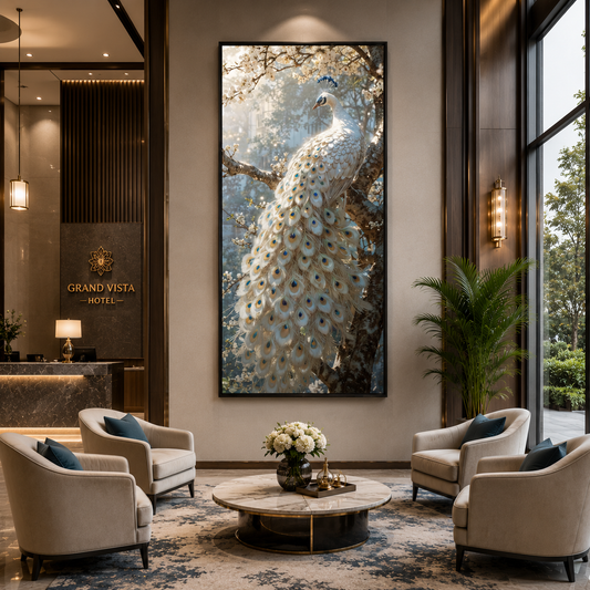 Peacock Canvas Painting