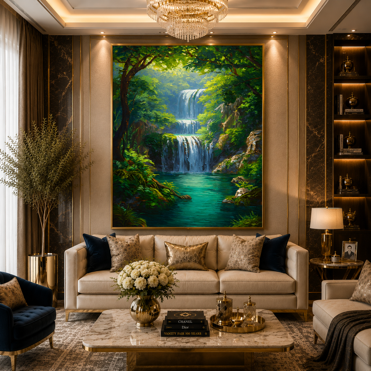 Premium Peacock Vastu Wall Canvas Art for Elegant Home Decor