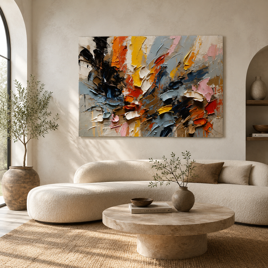 Modern Abstract Texture Canvas Wall Art Painting Home and office decor