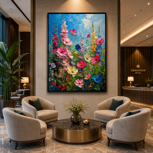 Floral Canvas Painting