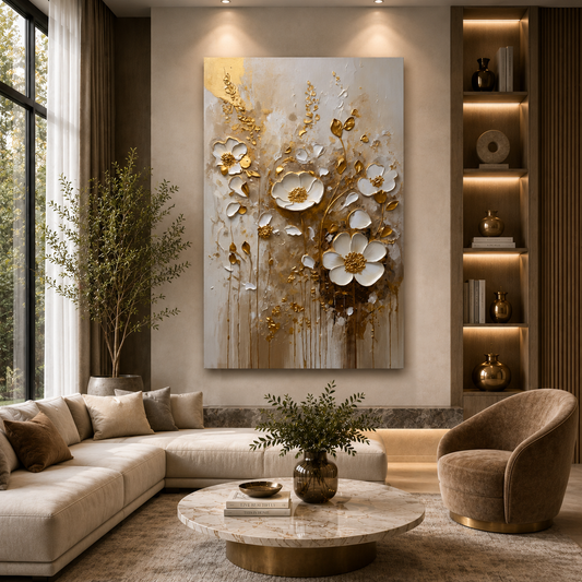  Floral Canvas Painting 