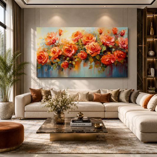 Floral Canvas Painting
