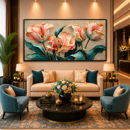 Floral Canvas Painting