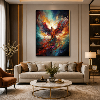 Phoenix Wall Art Elegant Artwork for Home and Office