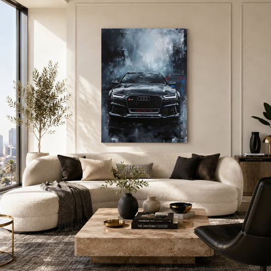  Audi RS6 Car Canvas Painting