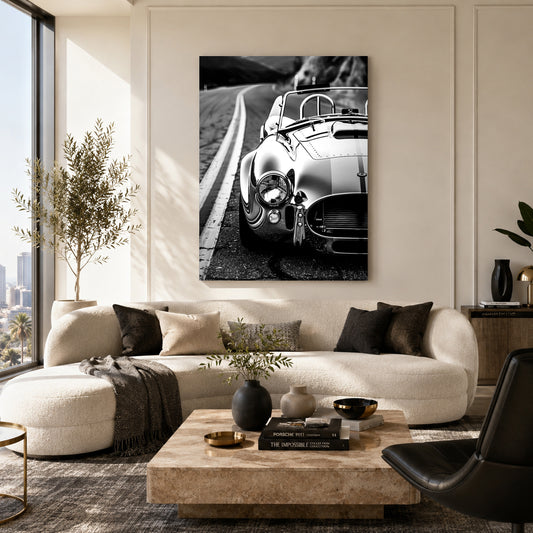Shelby Cobra Car Canvas Painting