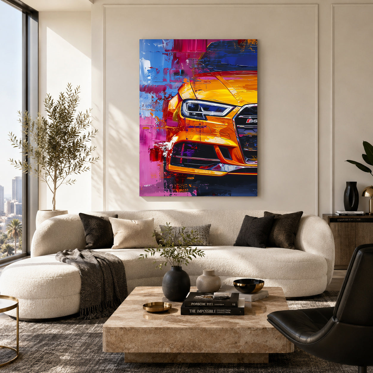 Audi RS3 Car Canvas Painting