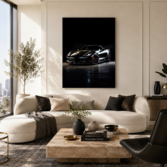 Chevrolet Corvette Car Canvas Painting