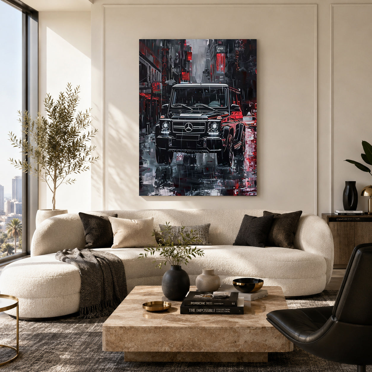 Mercedes G-Class Canvas Painting