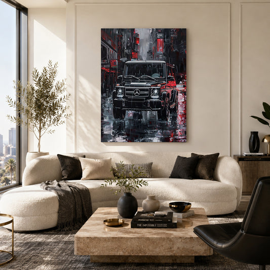 Mercedes G-Class Canvas Painting
