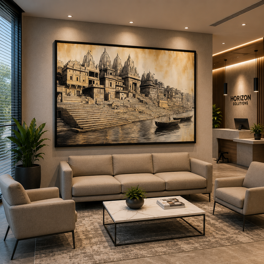 Banaras Canvas Painting